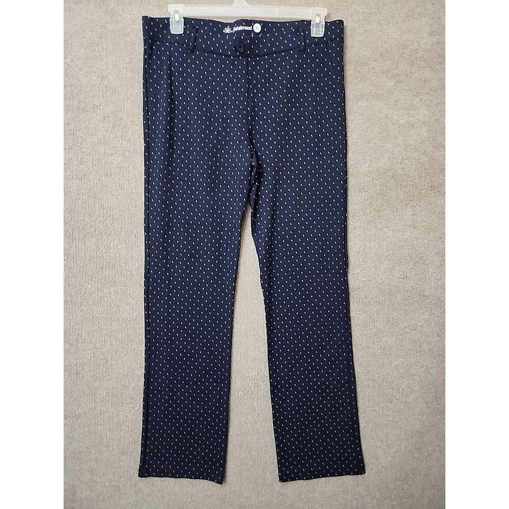 Betabrand Classic Dress Yoga Pants Womens XL Navy Blue Straight Leg Stretch
